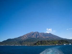 日本有数の火山、桜島