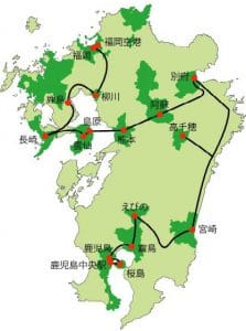 九州の歴史・自然をレンタカーで廻るコース