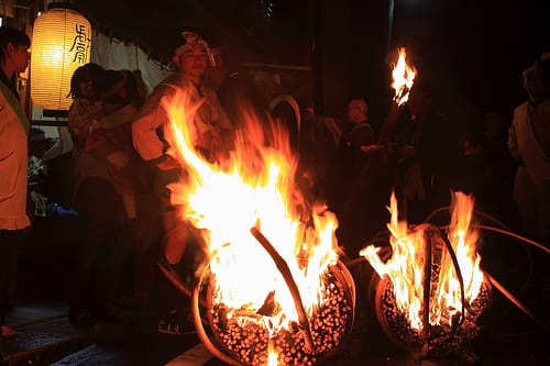 京都　鞍馬の火祭