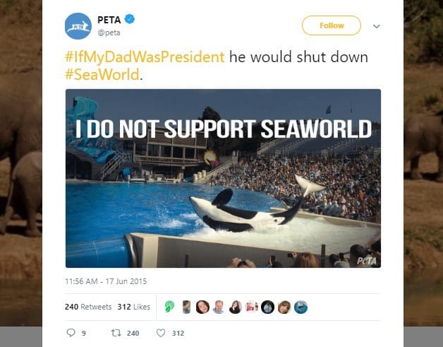 バンクーバー水族館批判ツイート。イルカ・クジラなどをプールで飼うことは虐待だと主張（Twitterより）
