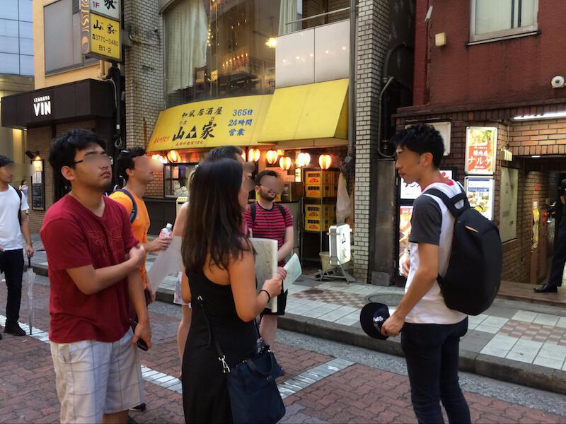 渋谷マークシティ近くの飲食店を説明するガイド