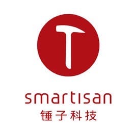 ▲Smartisan（锤子科技）のロゴ。「锤子＝トンカチ」をモチーフにしている